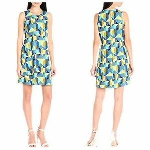 Multicolor shift dress